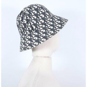 Vintage Christian Dior Paris - New York bucket hat logo canvas monogram
